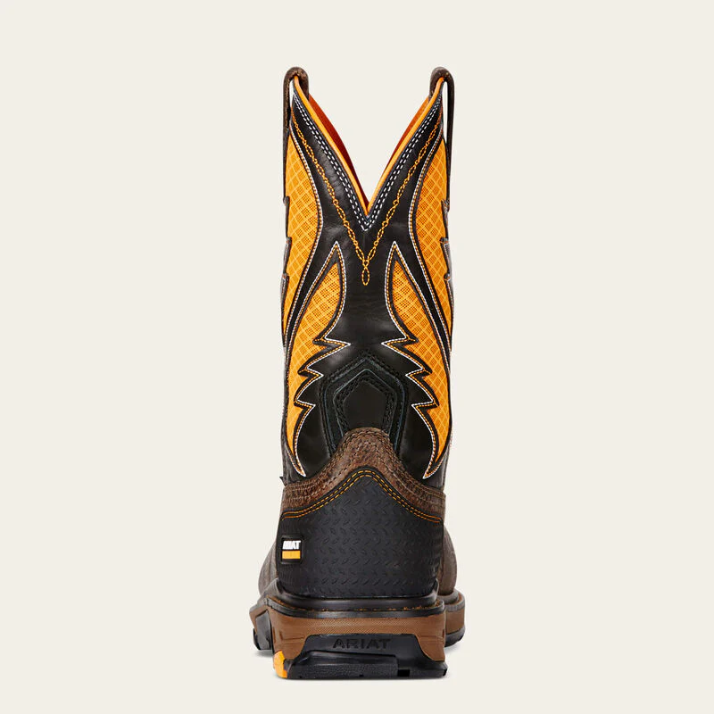 Ariat Men's Intrepid VentTEK Comp Toe Pull-On Safety Work Boots Style 10020072 - Image 7