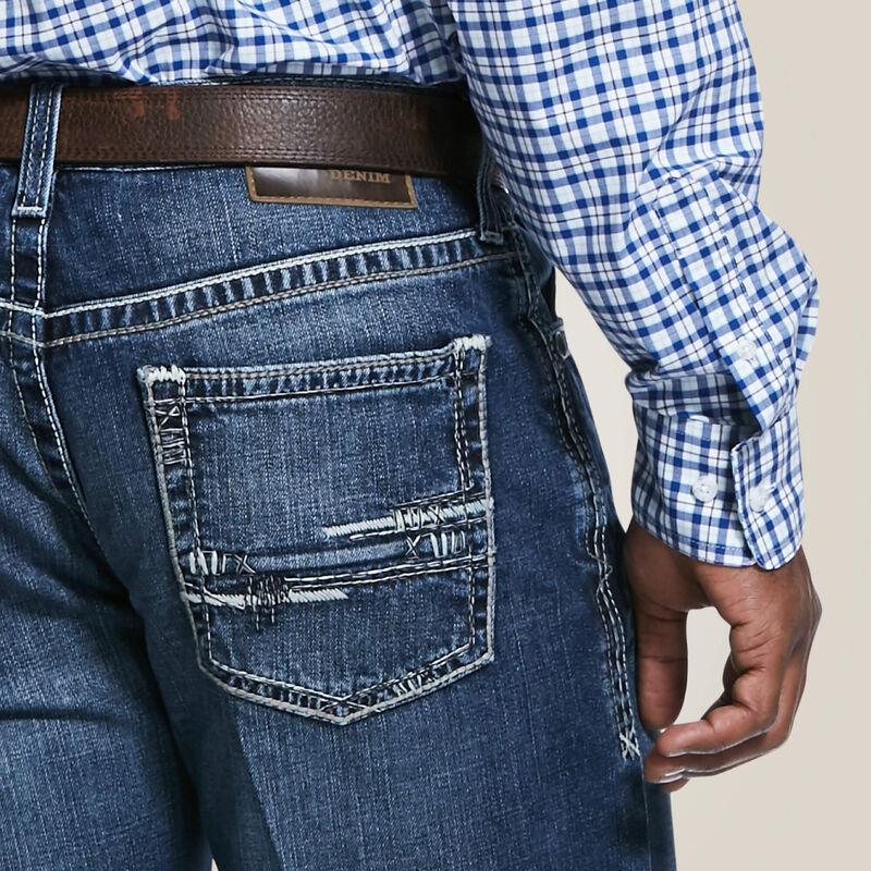 Ariat Mens M2 Relaxed Stretch Adkins Boot Cut Jean Style 10032060 - Image 4