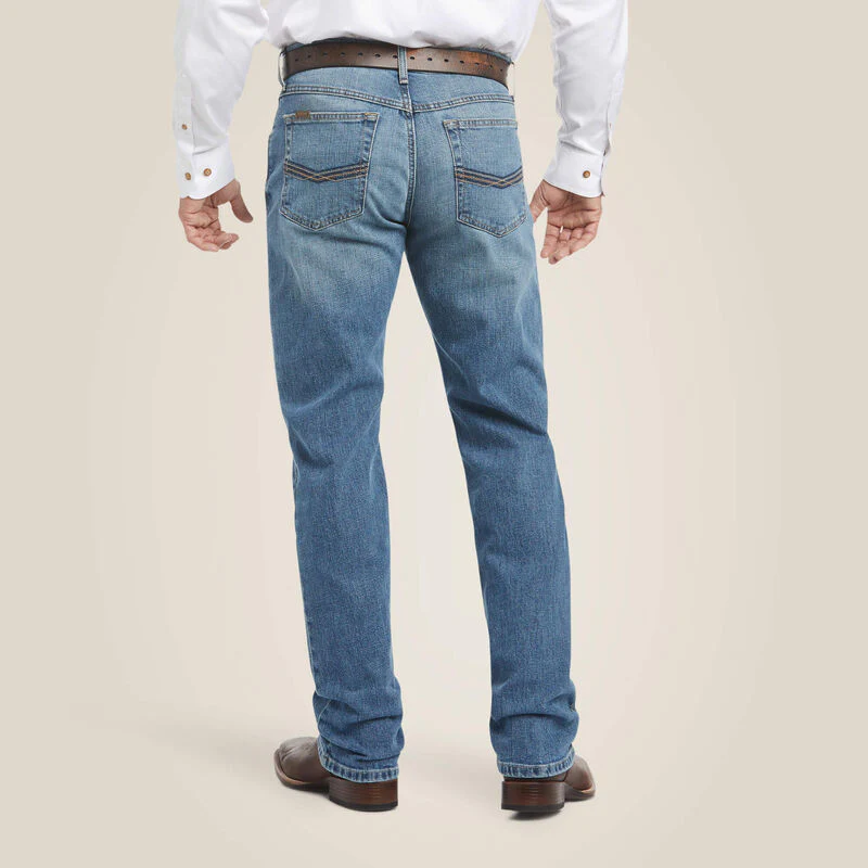 Ariat Mens M4 Low Rise Stretch Legacy Stackable Straight Leg Jean Style 10029009 - Image 2