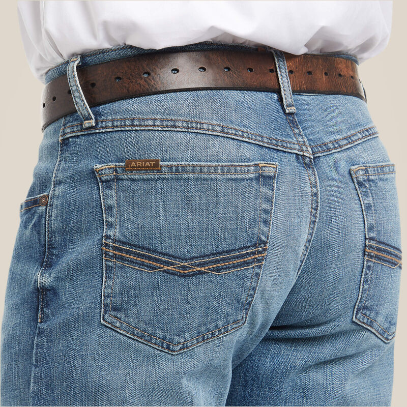 Ariat Mens M4 Low Rise Stretch Legacy Stackable Straight Leg Jean Style 10029009 - Image 6