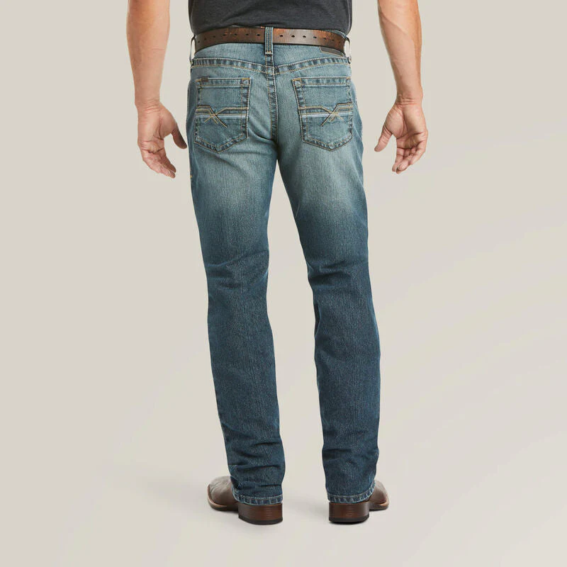 Ariat Mens M4 Low Rise Stretch Stockton Stackable Straight Leg Style 10034632 - Image 2