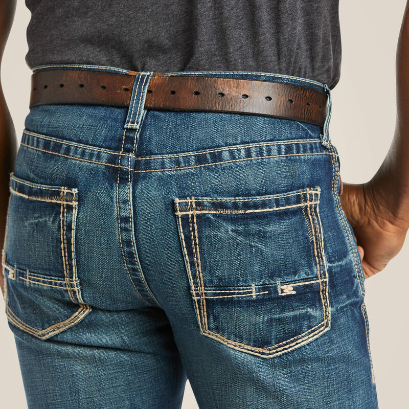 Ariat Mens M5 Slim Boundary Stackable Straight Leg Jean Style 10014010 - Image 6