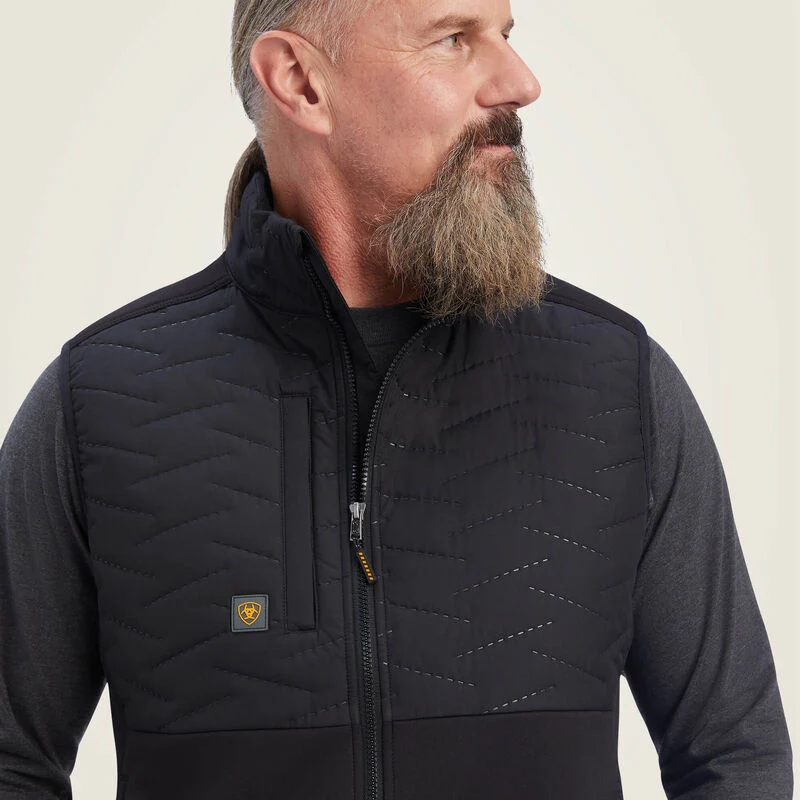 Ariat Mens Rebar Cloud 9 Insulated Vest Style 10041503 - Image 4