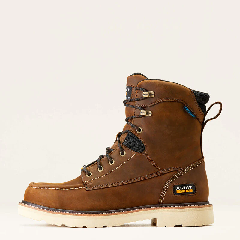 Ariat Mens Rebar Lift 8" Waterproof Composite Toe Work Boot Style 10047028 - Image 2