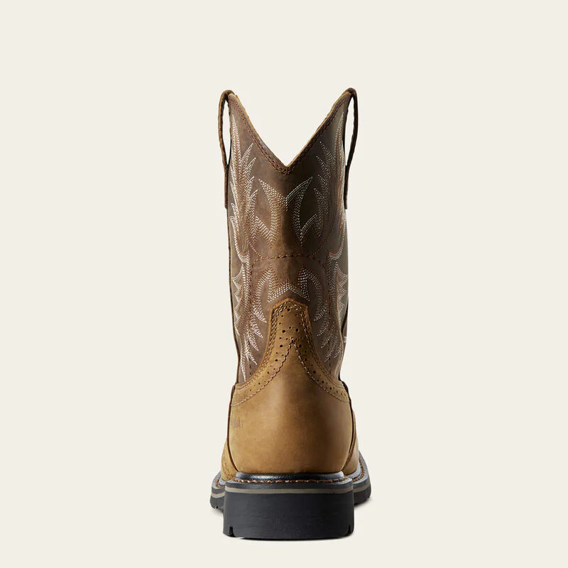 Ariat Men's Sierra Steel Square Toe Western Work Boots Style 10010134 - Image 5