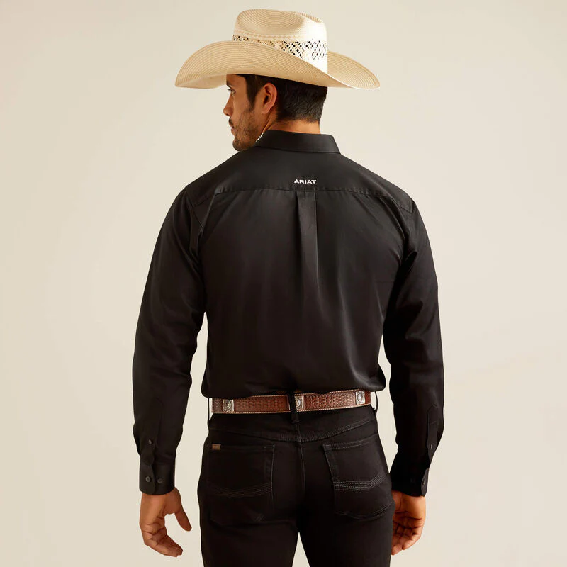 Ariat Mens Team Logo Twill Fitted Shirt Style 10038914 - Image 2