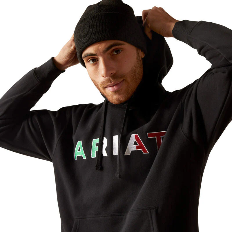 Ariat Mens Mexico Hoodie Style 10038962 - Image 2