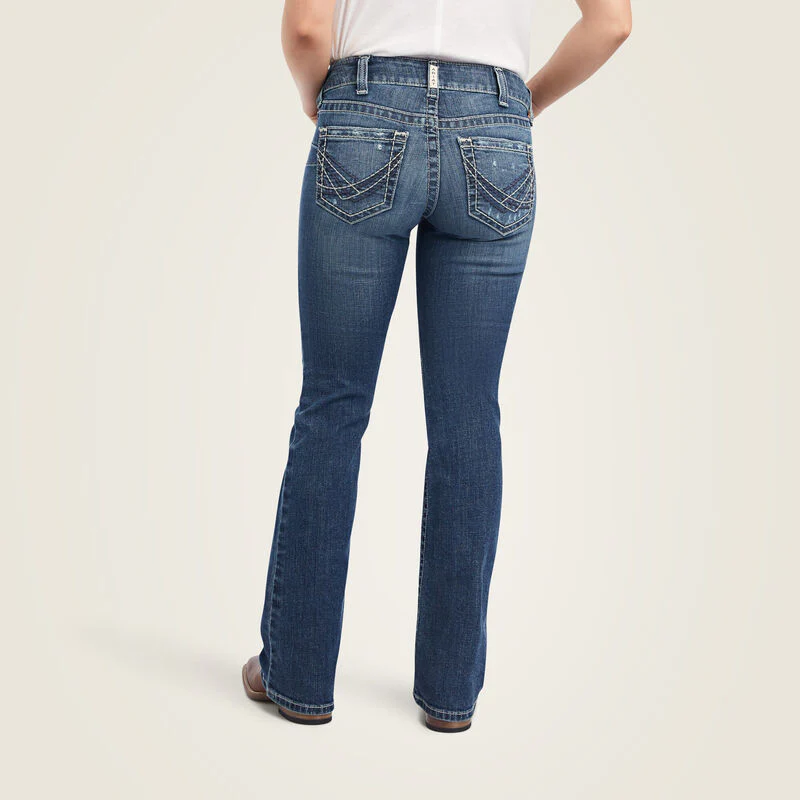 Ariat R.E.A.L. Mid Rise Raquel Boot Cut Jean Style 10041061 - Image 3