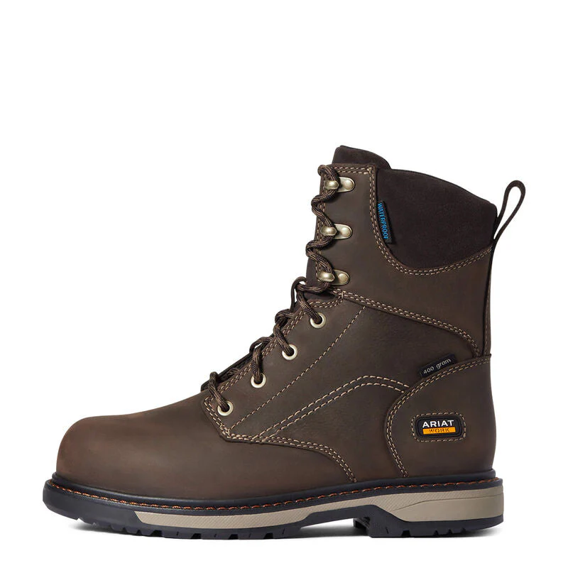 Ariat Riveter 8" CSA Glacier Grip Waterproof Composite Toe Work Boot Style 10036707 - Image 5