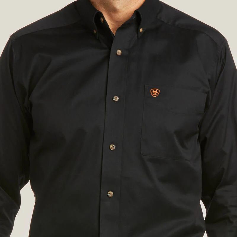 Ariat Solid Twill Fitted Shirt Style 10034229 - Image 3
