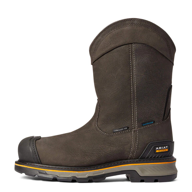 Ariat Stump Jumper Pull-On Waterproof Composite Toe Work Boot Style 10038282 - Image 4