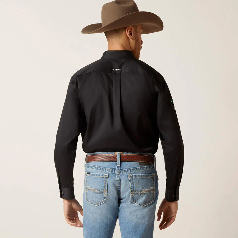 ARIAT TEAM LOGO TWILL CLASSIC FIT SHIRT STYLE 10038500 - Image 3
