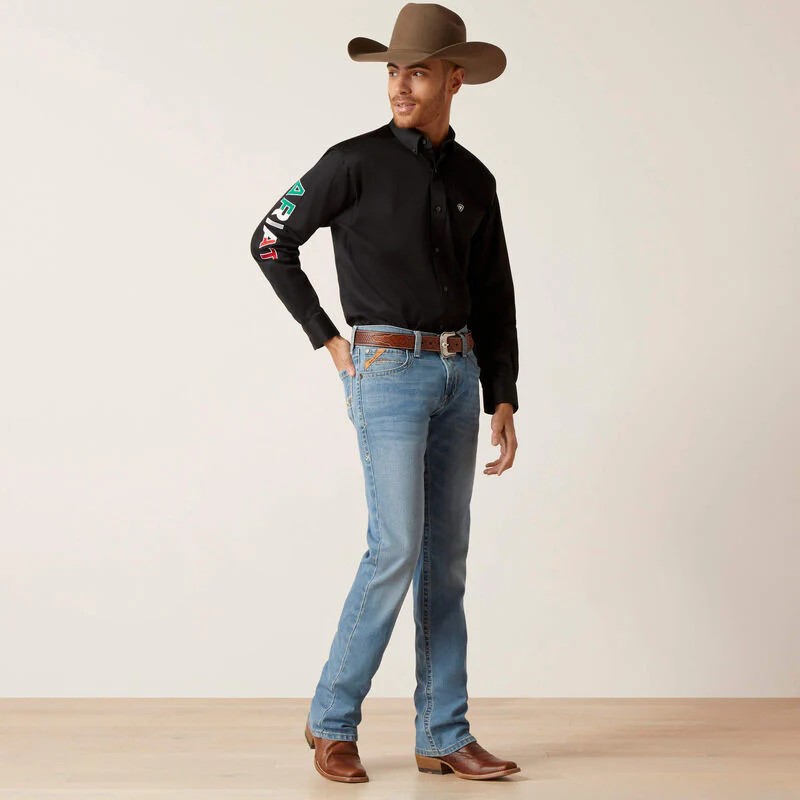 ARIAT TEAM LOGO TWILL CLASSIC FIT SHIRT STYLE 10038500 - Image 9