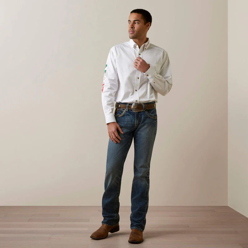 Ariat Team Logo Twill Classic Fit Shirt Style 10040911 - Image 3