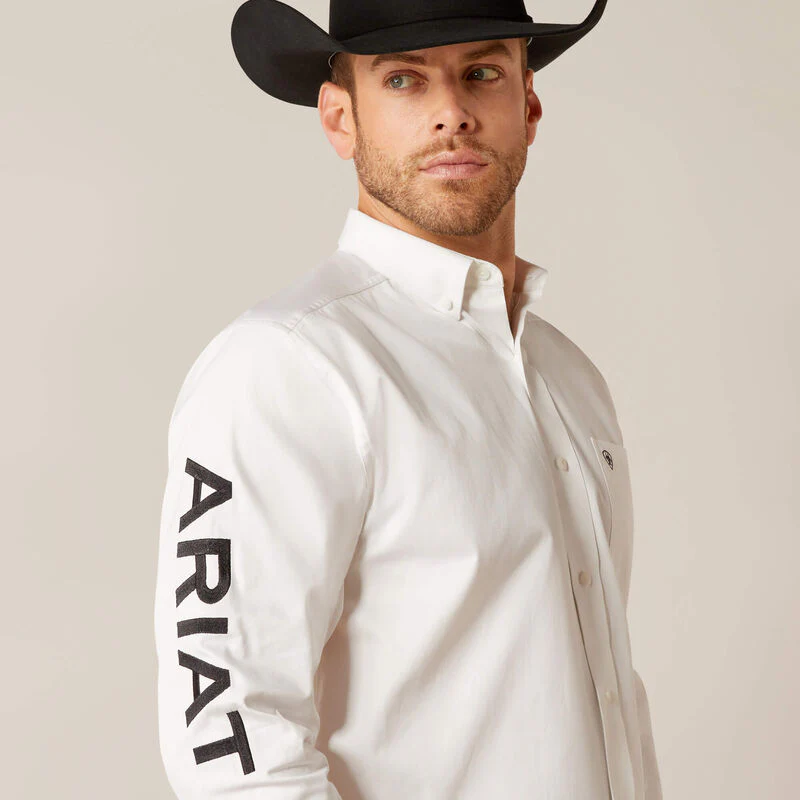 Ariat Team Logo Twill Classic Fit Shirt Style 10046825 - Image 4