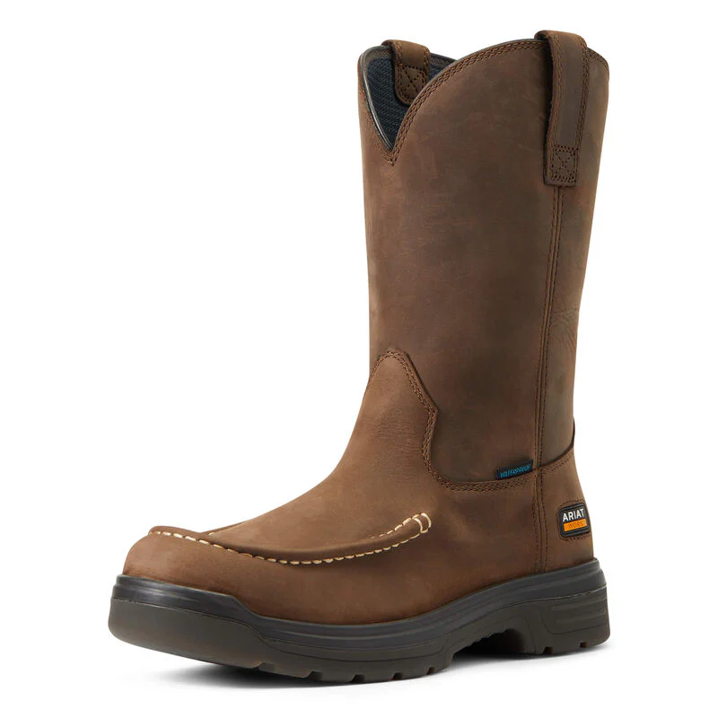 Ariat Turbo Moc Toe Waterproof Carbon Toe Work Boot Style 10040396 - Image 3