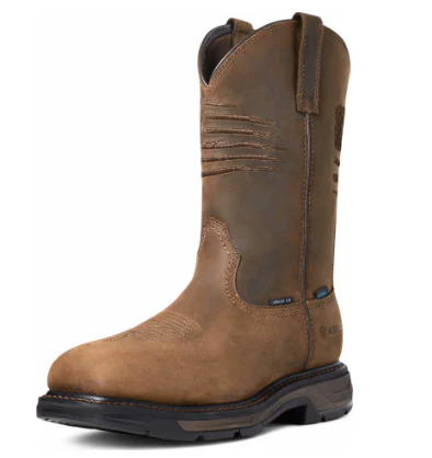 Ariat WorkHog XT Patriot Waterproof Carbon Toe Work Boot Style 10036002 - Image 2