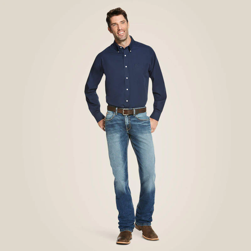 Ariat Wrinkle Free Solid Shirt Style 10020330 - Image 4