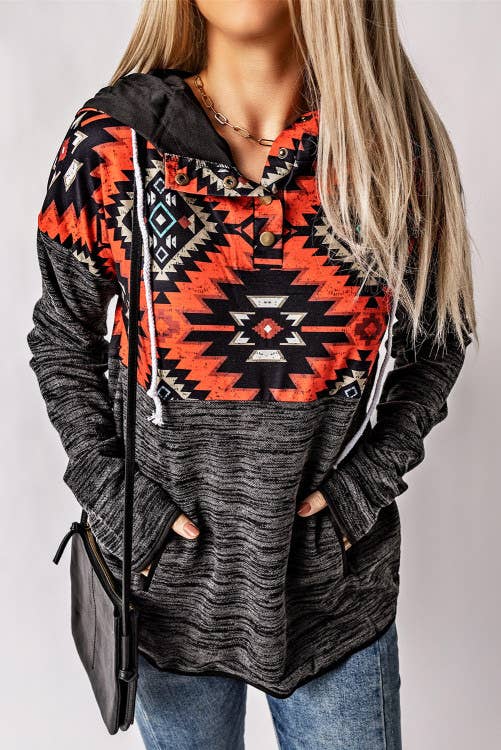 Aztec Pullover Hoodie