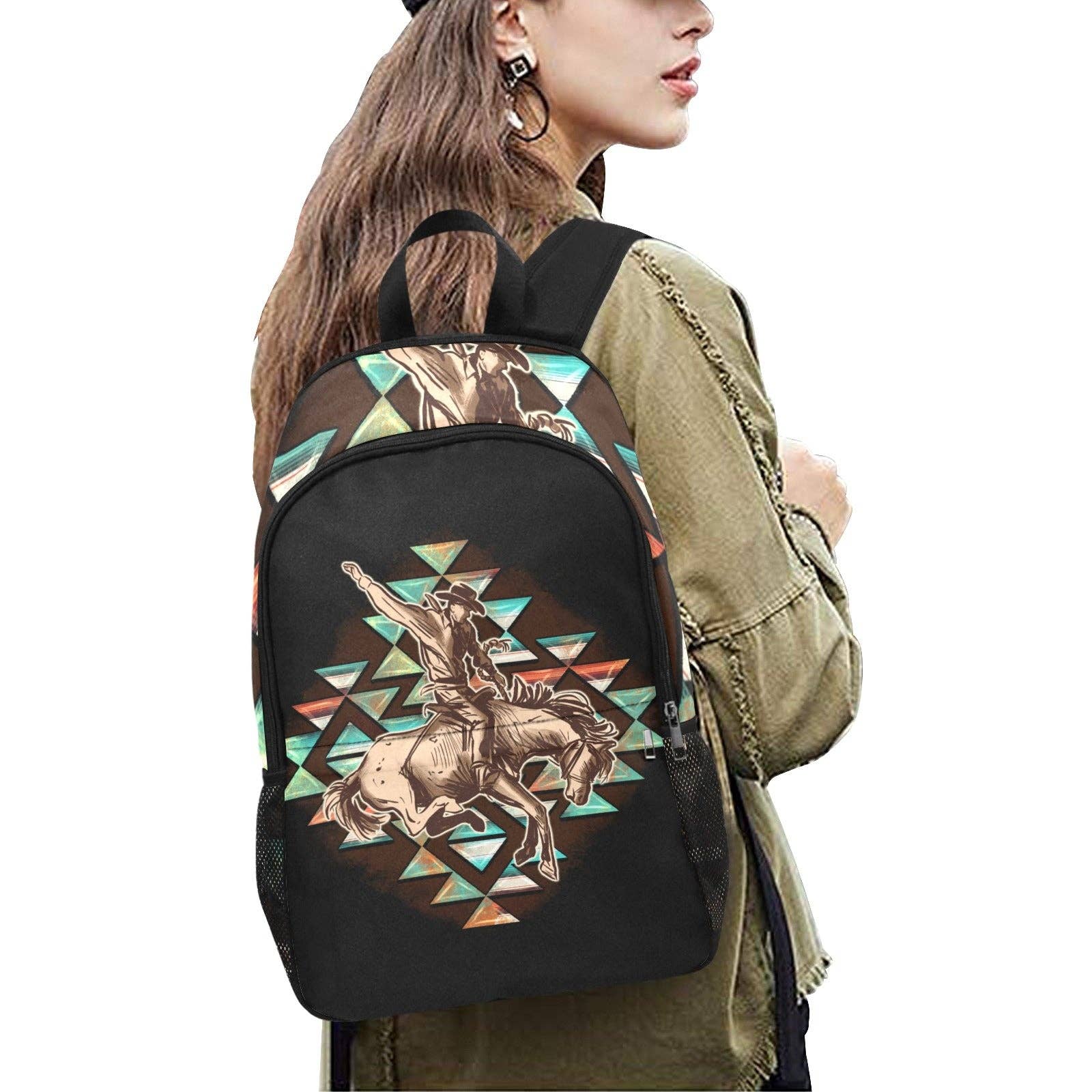 Aztec Rodeo Cowboy Backpack - Image 2