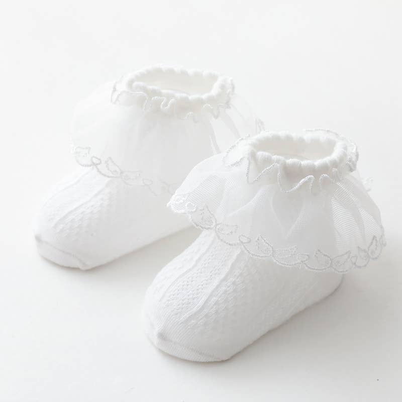 Baby Girl 2pcs Big Flower Top & Shorts/ Headband/Socks/Shoes - Image 6