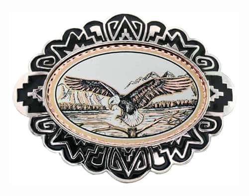 BB 92 American Eagle Western Belt Buckle