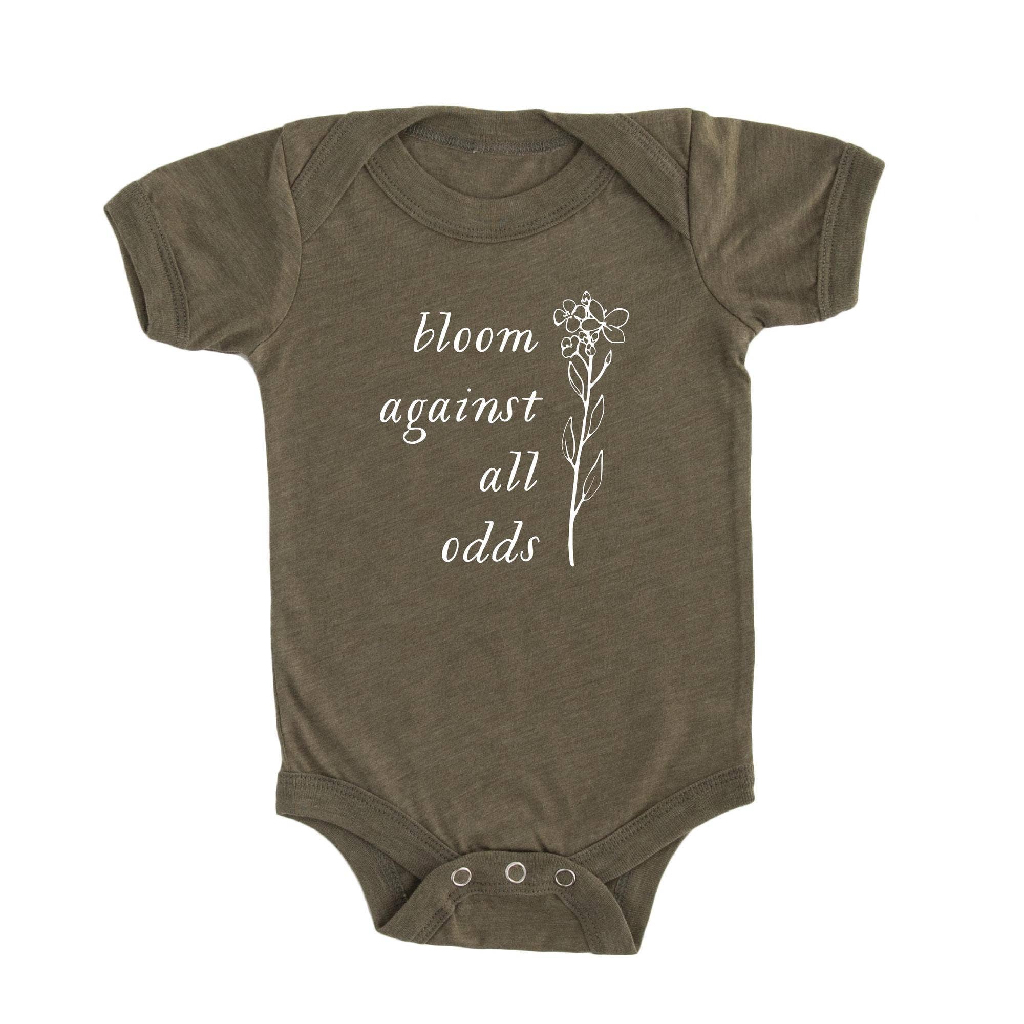 Bloom Against All Odds Baby Bodysuit Onesie | Baby Clothing - Image 4