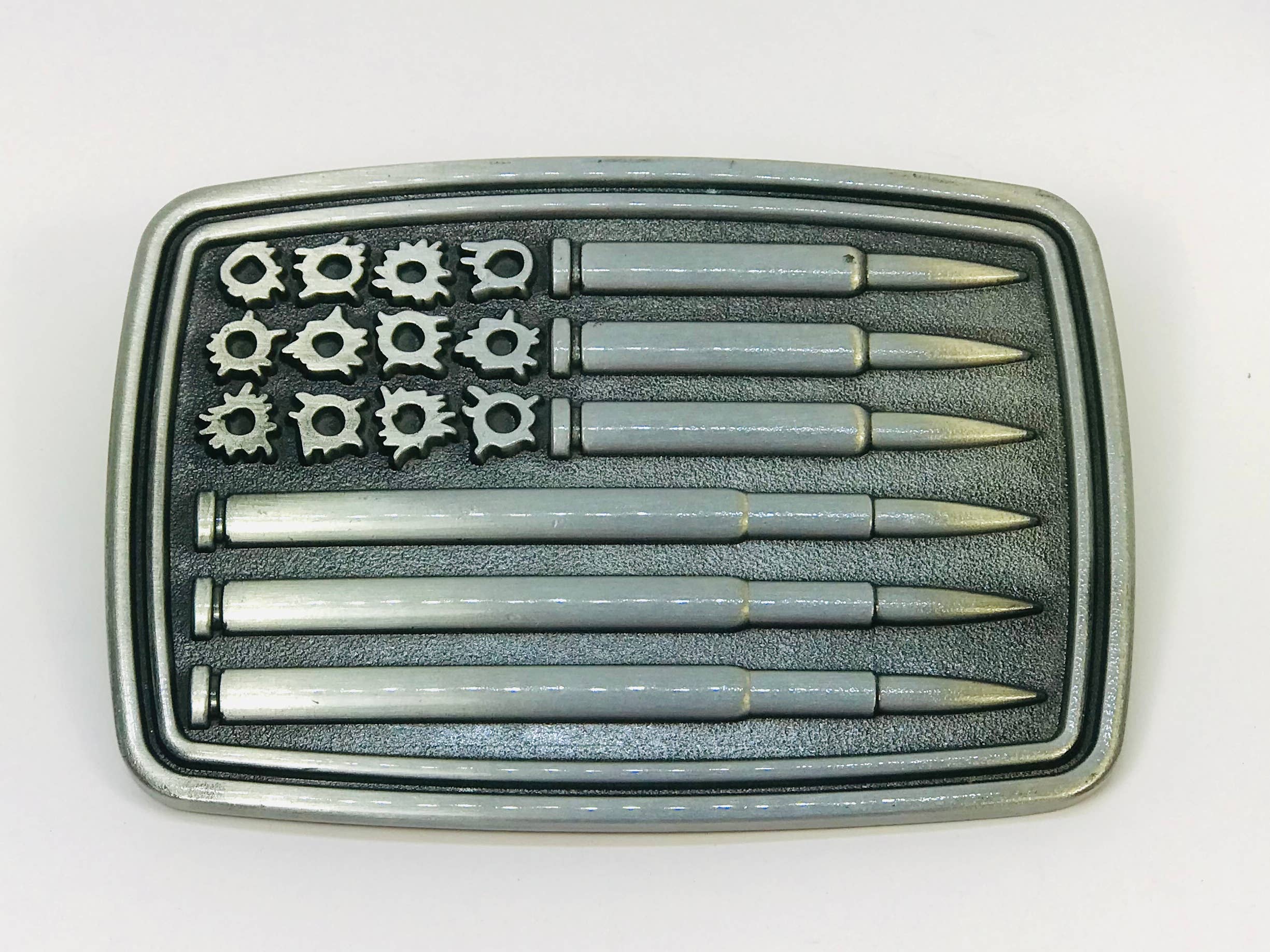 Bullet Flag Belt Buckle 1788 - Image 2