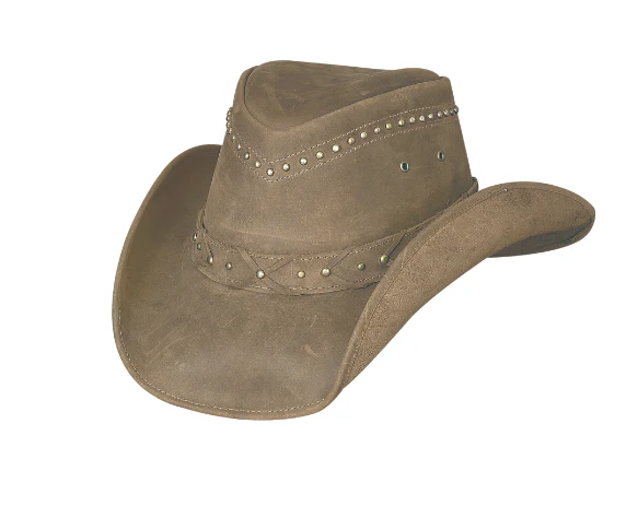 Bullhide Burnt Dust Leather Cowboy Hat Style 4015BR - Image 2