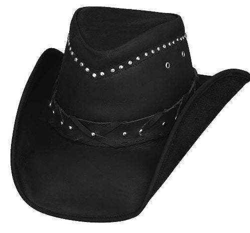 Bullhide Ladies Burnt Dust Leather Hat Style 4015BL - Image 2