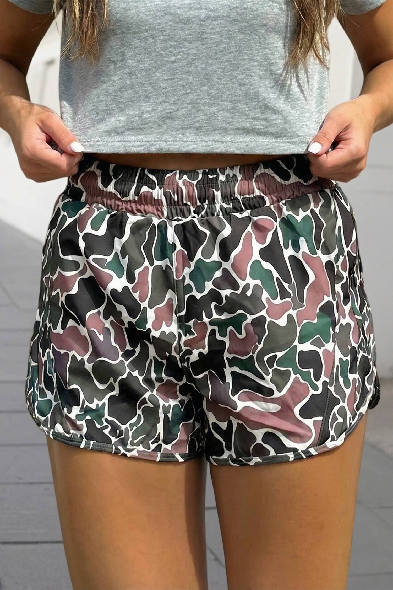 Camouflage Print Athletic Shorts | S-XL