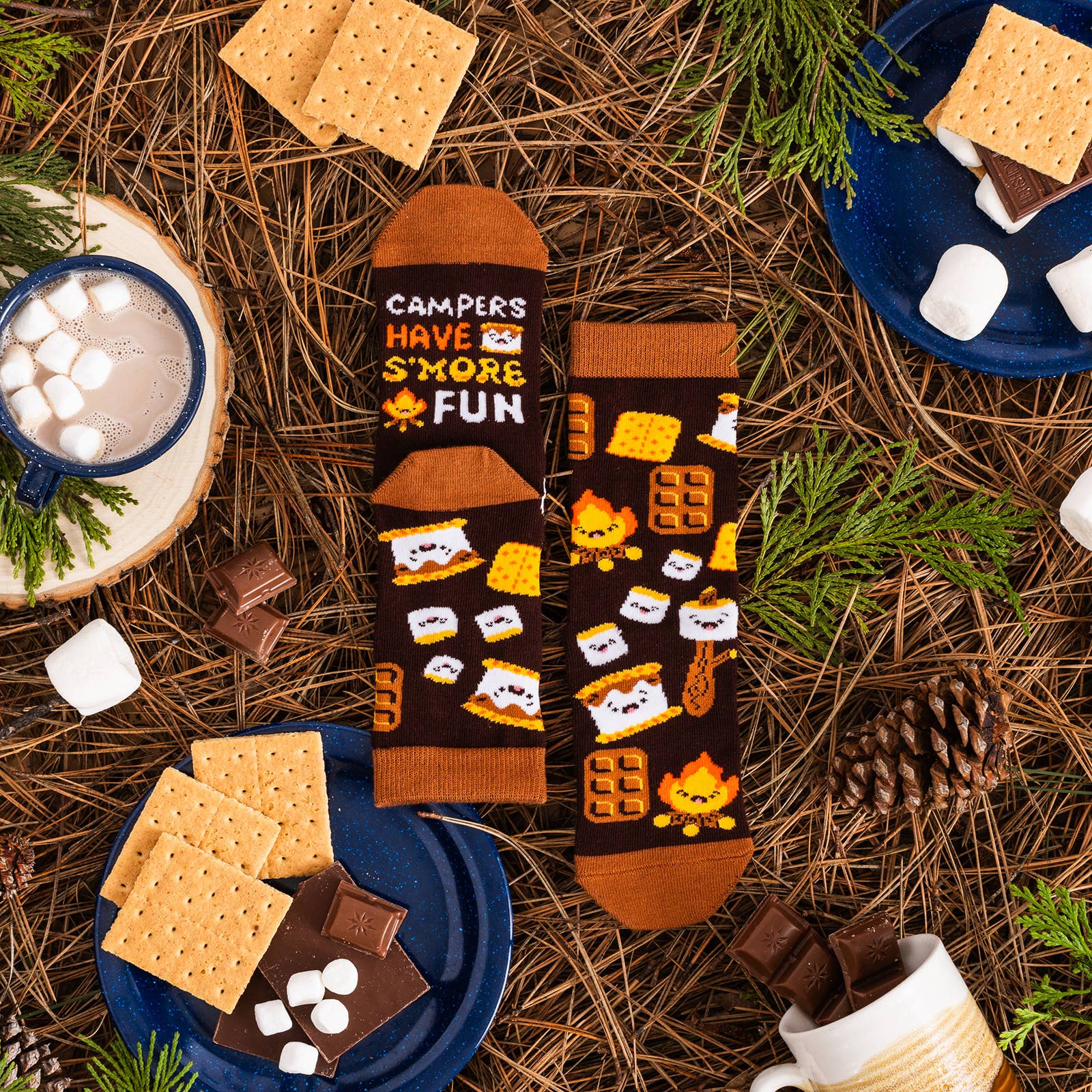 Campers Have S'more Fun (Kids) Socks - Image 12