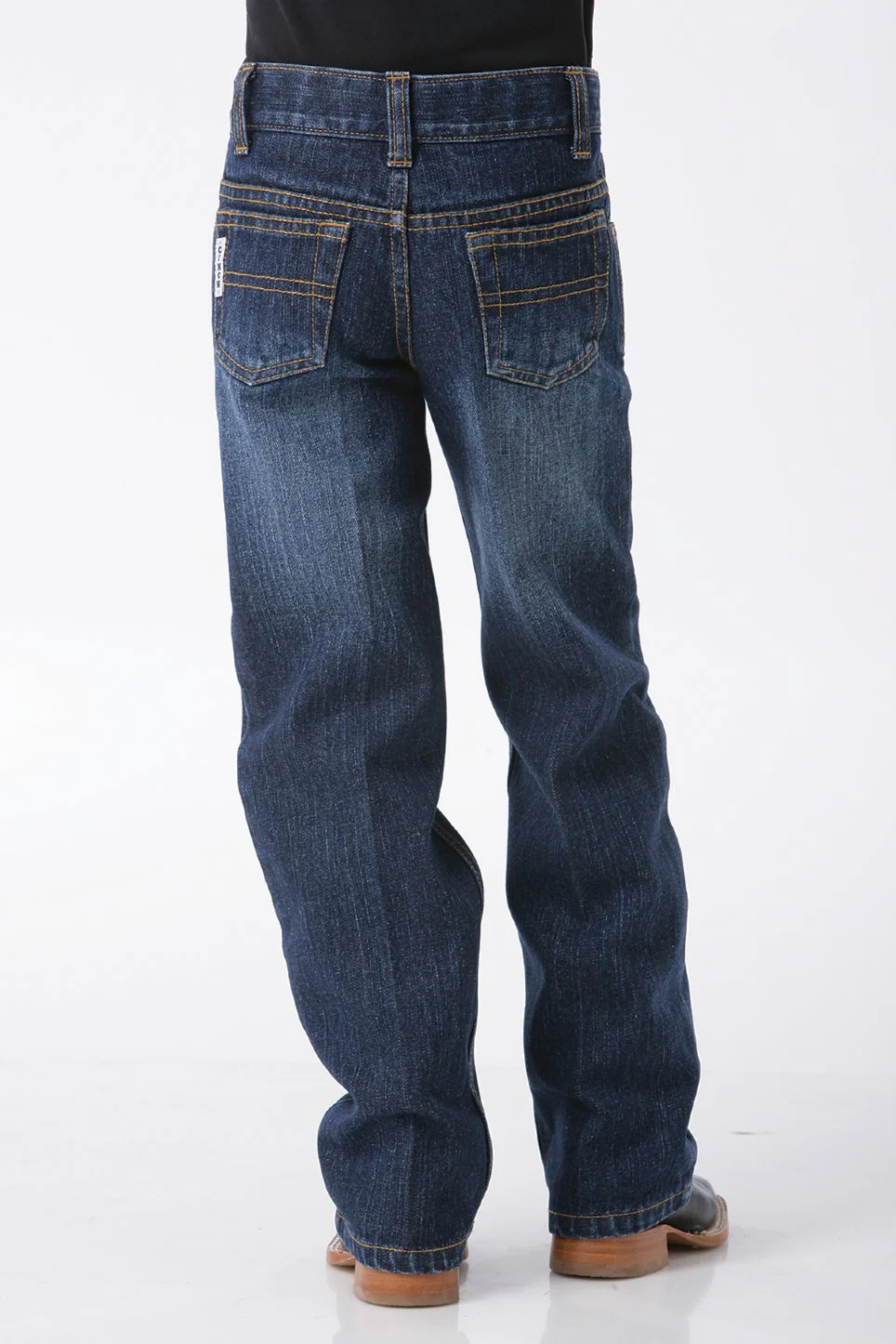 Cinch Boys Slim Fit White Label Dark Wash Jeans Style MB12841002 - Image 2