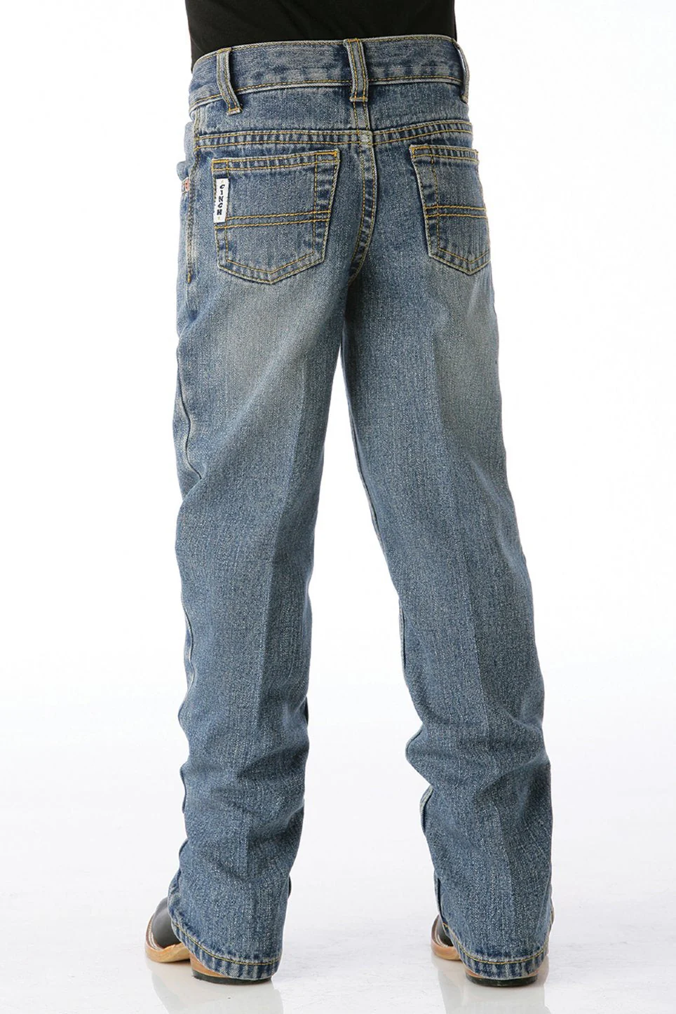 Cinch Boys White Label Slim Fit Light Stonewash Jeans Style MB12881001 - Image 2