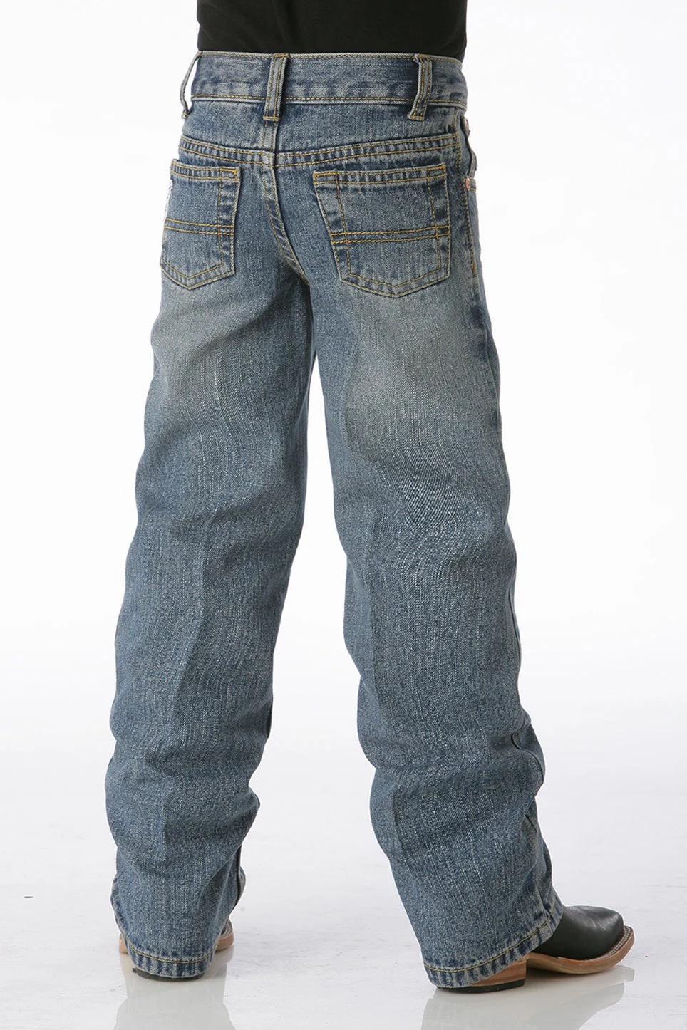 Cinch Little Boys Light Wash Regular White Label Jeans Style MB12842001 - Image 2