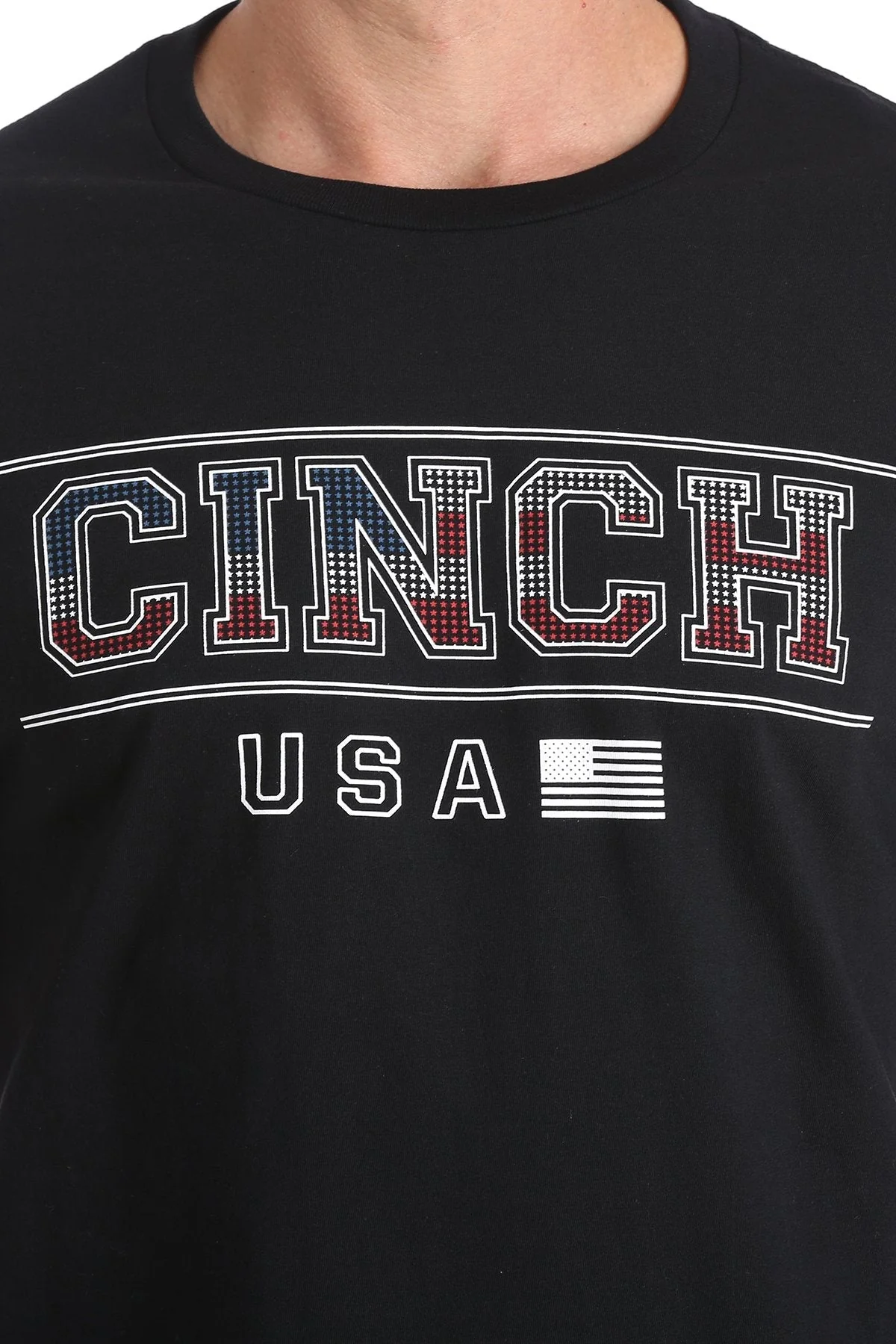 CINCH MEN'S CLASSIC LOGO TEE - BLACK STYLE MTT1690376 - Image 3