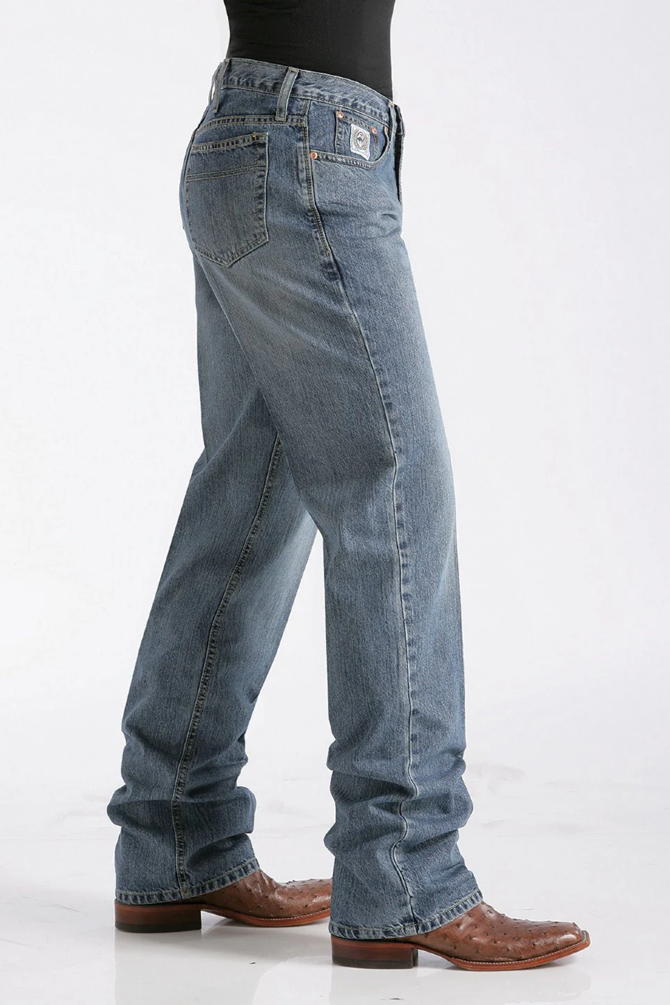 Cinch Mens White Label Stonewash Relaxed Fit Jeans Style MB92834003 - Image 4