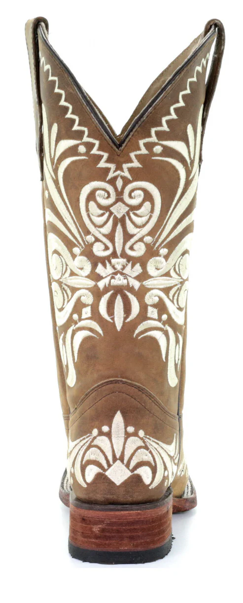 CIRCLE G WOMENS EMBROIDERY WESTERN SQUARE TOE BOOTS STYLE L5409 - Image 3