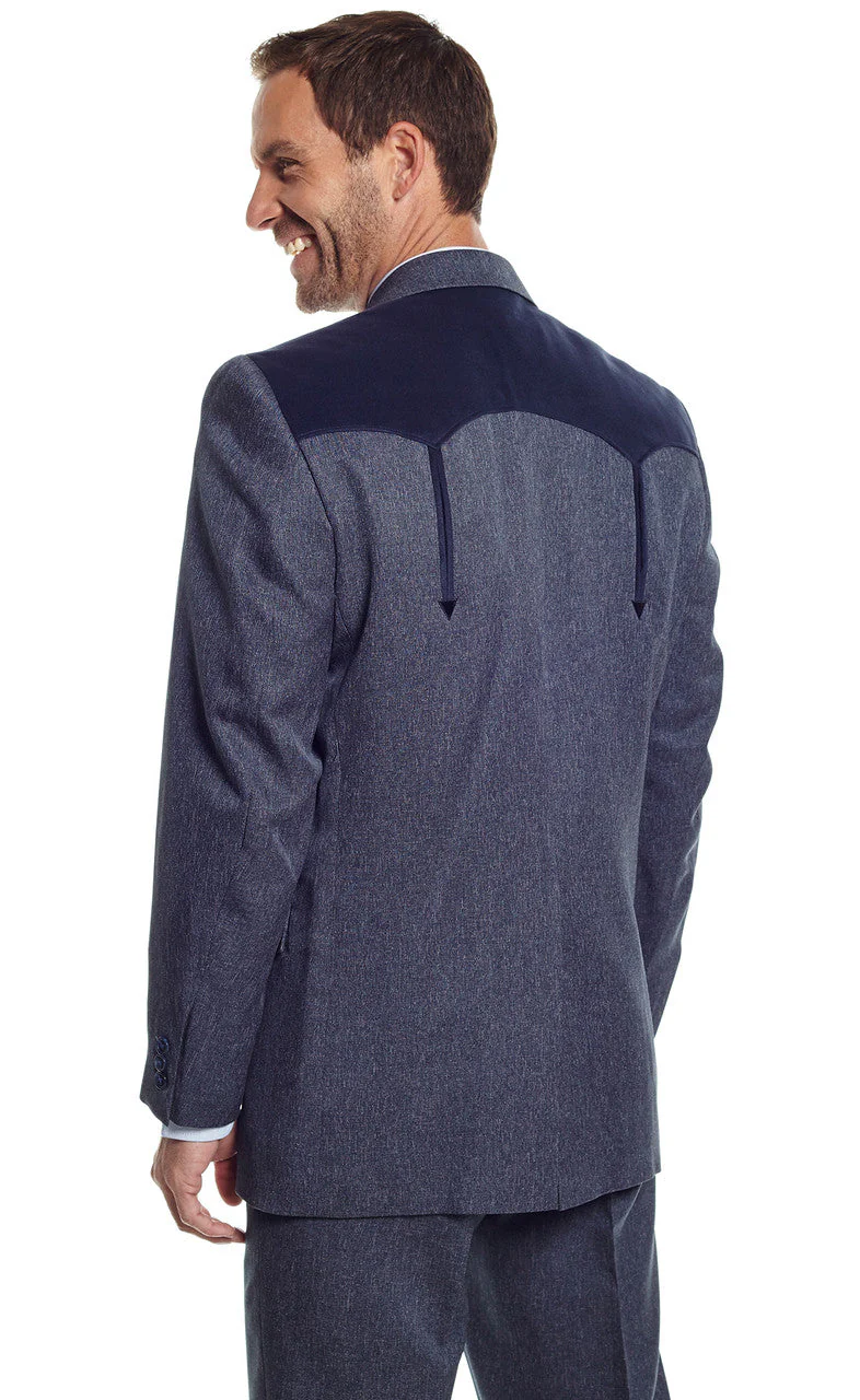 Circle S Heather Boise Sportcoat Heather Navy Style Number CC2976-10 - Image 2