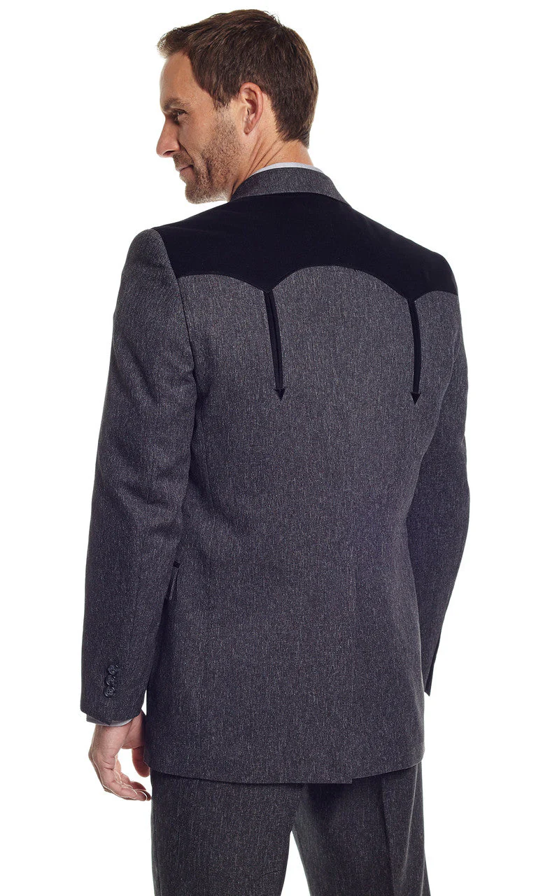 Circle S Heather Boise Sportcoat Heather Charcoal Style Number CC2976-40 - Image 2