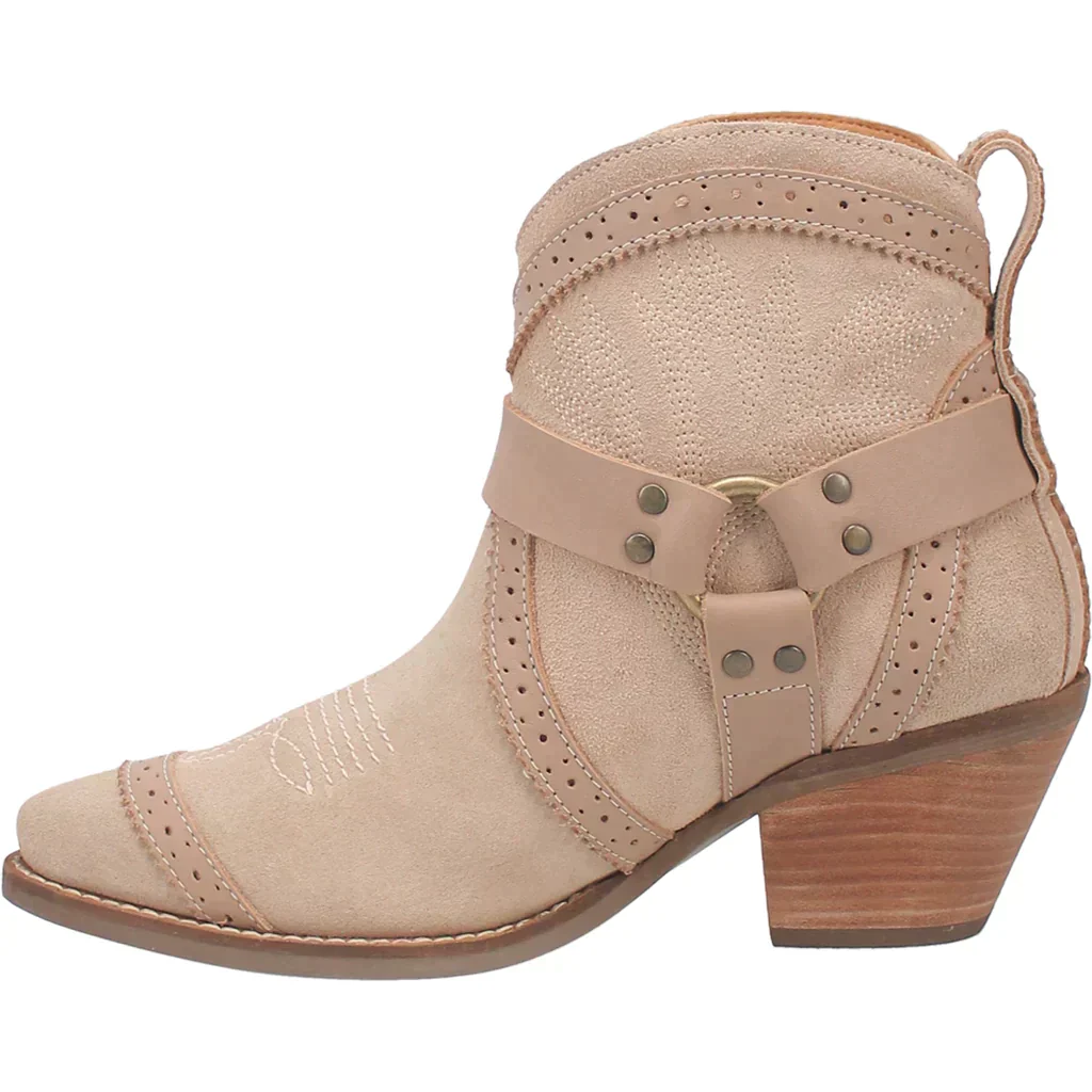 DINGO GUMMY BEAR LEATHER SAND SUEDE BOOTIE STYLE DI747BN189 - Image 3