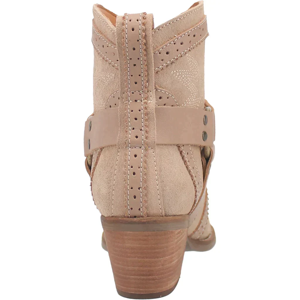 DINGO GUMMY BEAR LEATHER SAND SUEDE BOOTIE STYLE DI747BN189 - Image 4