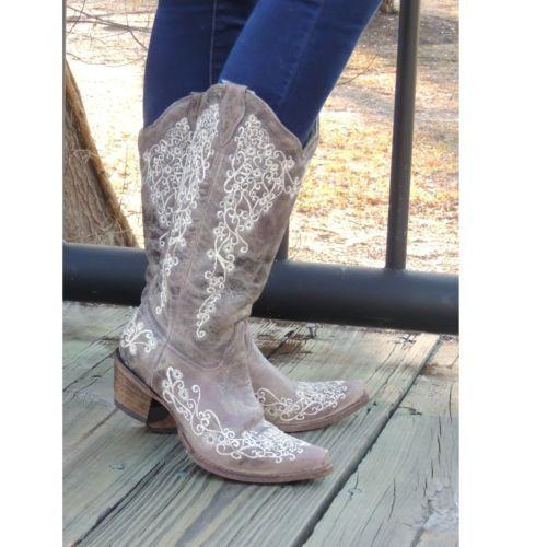 Corral Boots Brown Crater Bone Style A1094 - Image 6