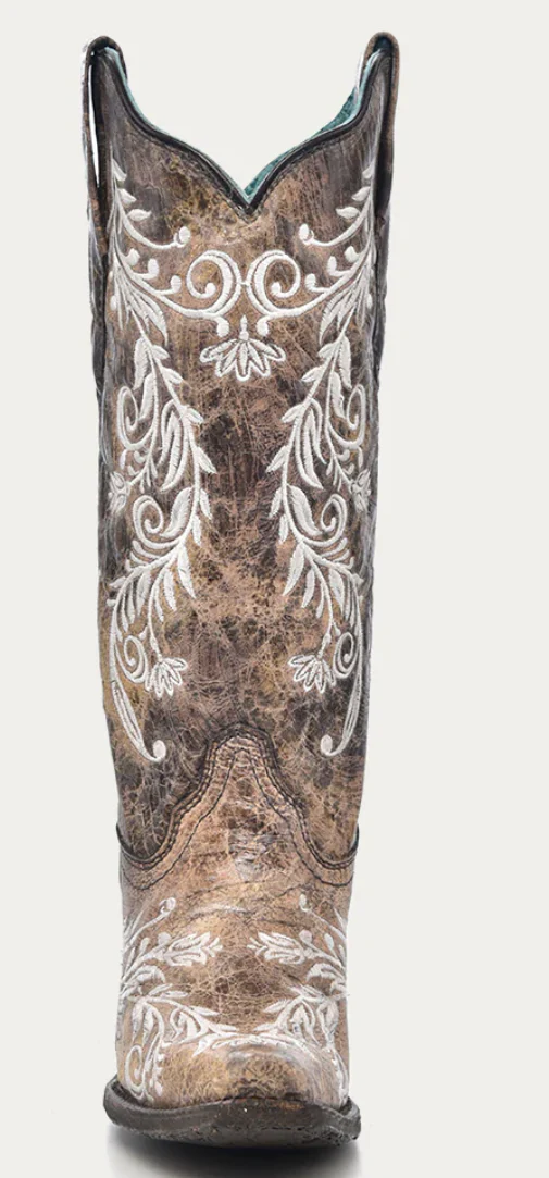 Corral Floral Embroidery Glow in the Dark Style A3753 - Image 3