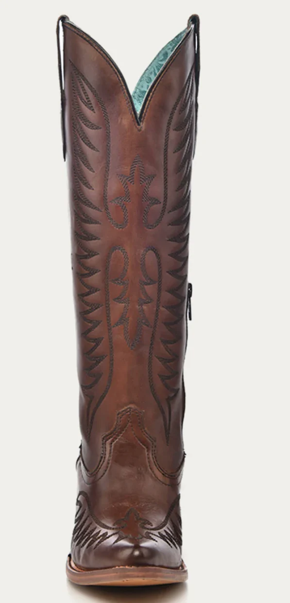CORRAL LADIES COGNAC TOE BOOTS STYLE E1570 - Image 4