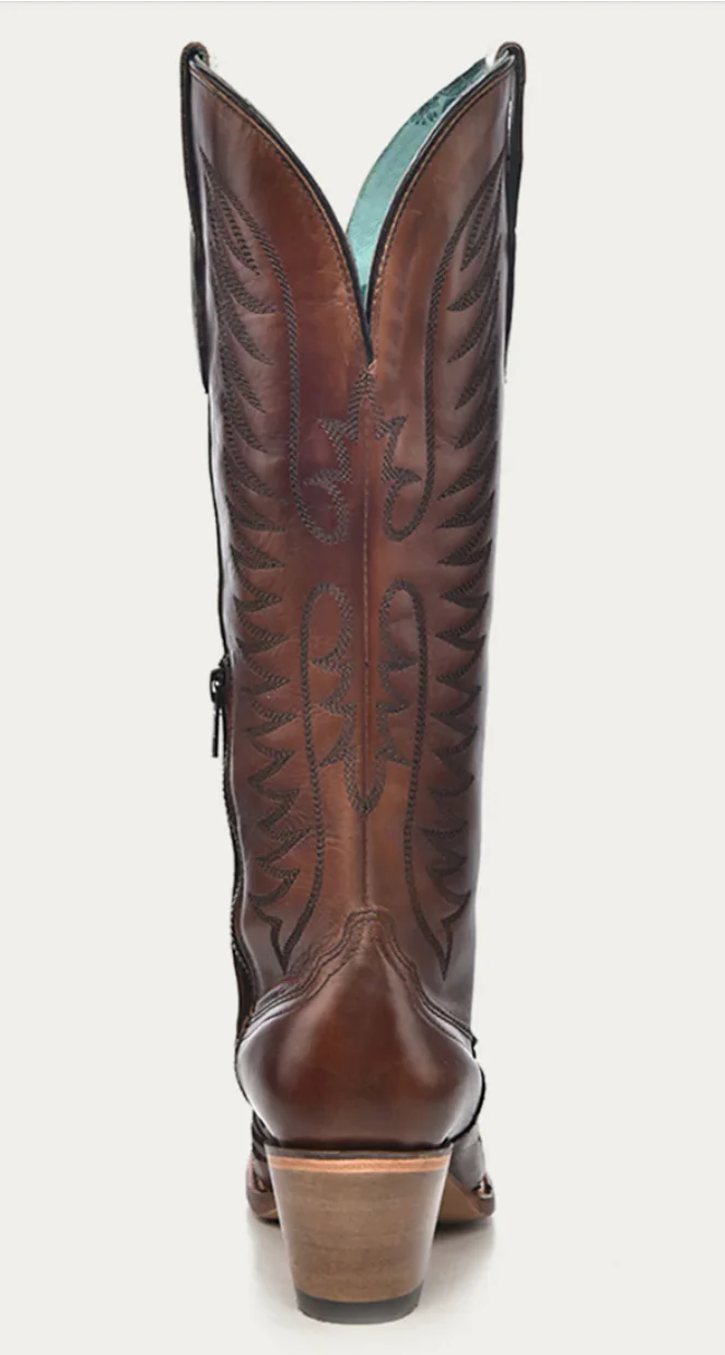 CORRAL LADIES COGNAC TOE BOOTS STYLE E1570 - Image 5