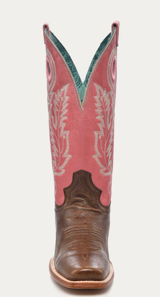 CORRAL LADIES PINK SQUARE TOE BOOTS STYLE A4459 - Image 4