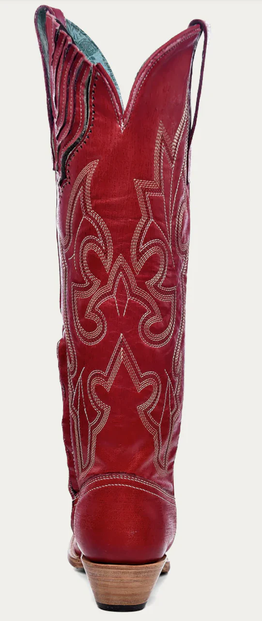 Corral Ladies Red Snip Toe Boot Style A4465 - Image 2
