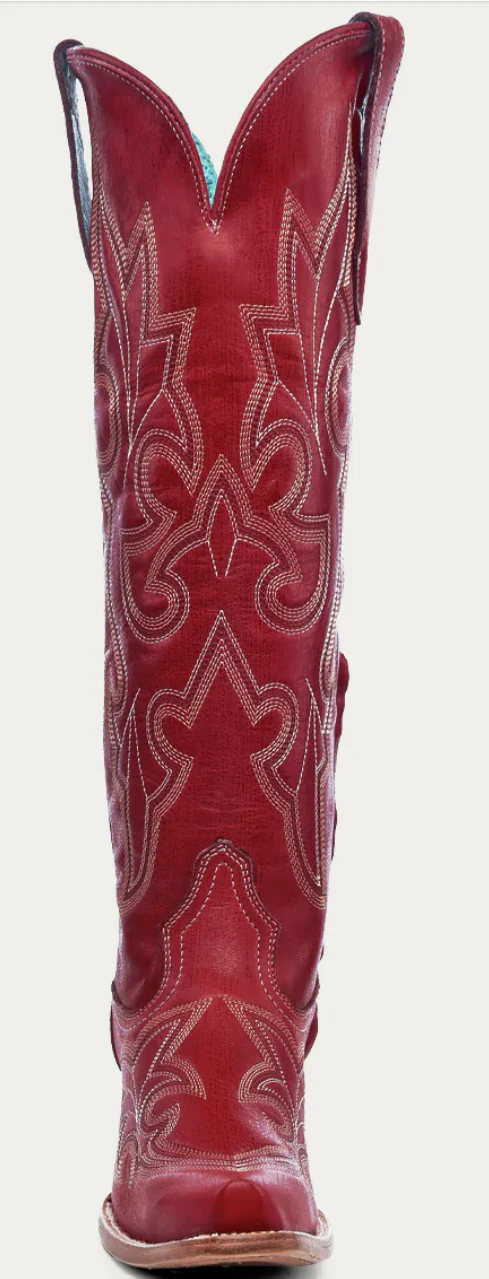 Corral Ladies Red Snip Toe Boot Style A4465 - Image 3