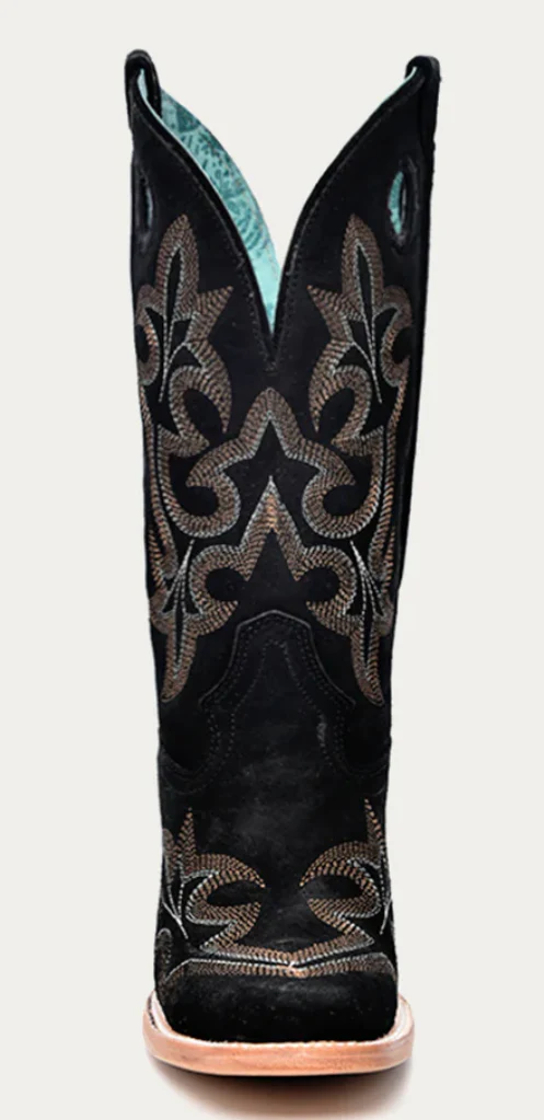 CORRAL LADIES SUEDE SQUARE TOE BOOTS STYLE A4476 - Image 3